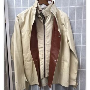 OC Order Plus, men, jacket, faux fur, zip/snap, beige, new with tags, size XL.: